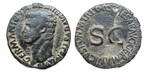 64   -  Germánico. As. 37-38 d.C. Roma. (Ric-I 35). (Bmcre-49). (C-1).
