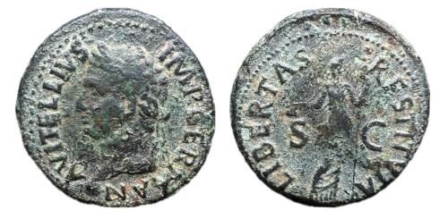 71   -  Vitelio. As. 69 d.C. Tarraco. (Ric-44). (Ch-49). (Bmc-105)