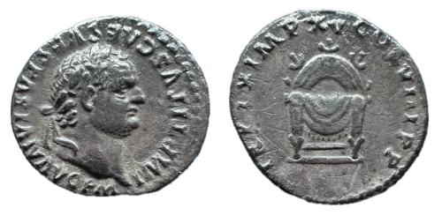75   -  Tito. Denario. 80 d.C. Roma. (Ric-23b). (Rsc-316)