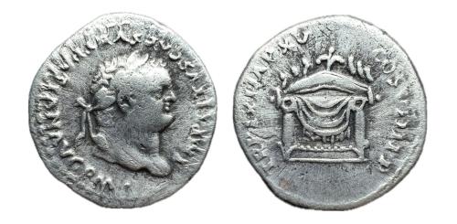 76   -  Tito. Denario. 80 d.C. Roma. (Ric-II 1 122). (Bmcre-58). (Rsc-313)