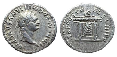 80   -  Domiciano. Denario. 80-81 d.C. Roma.