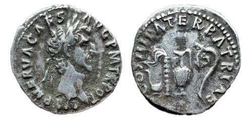 82   -  Nerva. Denario. 97 d.C. Roma. (Ric-II 34)