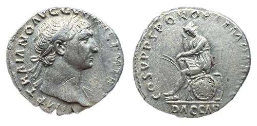 83   -  Trajano. Denario. 103-111 d.C. Roma. (Ric-98). (Woytek-283t). (Bmcre-390).