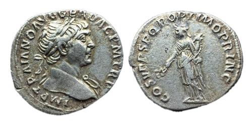86   -  Trajano. Denario. 103-111 d.C. Roma. (Ric-121). (Rsc-81).