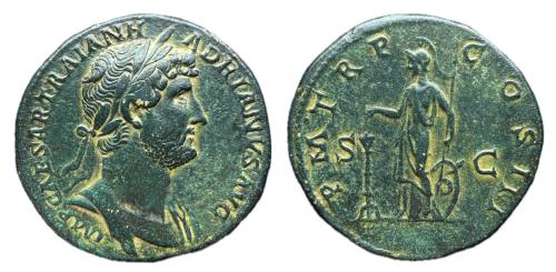 88   -  Adriano (117-138). Sestercio. Roma. (RIC² 668.)