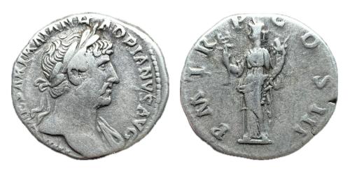 89   -  Adriano, Denario. 117-138 d. C., ceca de Roma, 119-122 d. C.(RIC 83)