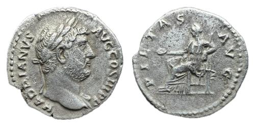 92   -  Adriano. Denario. 130 d.C. Roma. (Ric-II 3, 1412). (Bmcre-691).