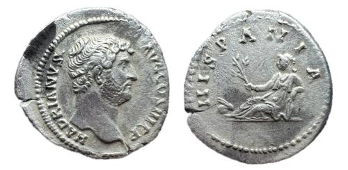 93   -  Adriano. Denario. 130-133 d.C. Roma. (Ric-1535). (Bmcre-846). (C-822).
