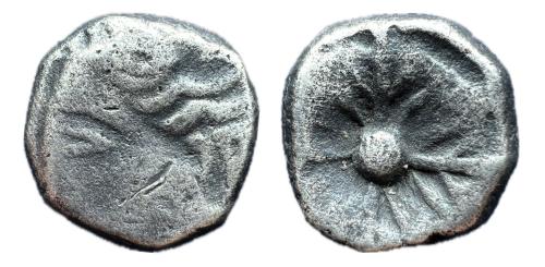 114 - RHODE. IMITACIONES GALAS. Dracma (I-no) ACIP-147) ( MIB 14695 | 5/22)