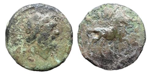 115   -  Sacili. As. 120-50 a.C. Pedro Abad (Córdoba). (Abh-2019). (Acip-954) (MIB 17680 | 117/32c)