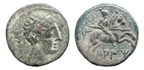 116 - Saiti-Saetabi. As. 120-20 a.C. Xátiva (Valencia). (Abh-2100). (MIB-30/05).