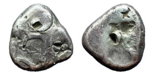 12   -  Persia, Imperio Aqueménida, Época de Artajerjes I a Jerjes II AR Siglos, 455-420 a.C.,