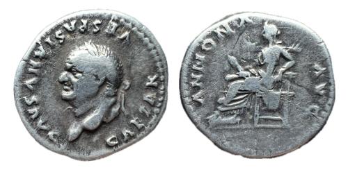 144   -  Tito. Denario. 80 d.C. Roma. (Ric-II 1 122). (Bmcre-58). (Rsc-313)