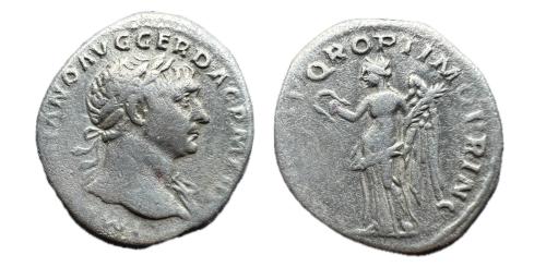 149   -  Trajano. Denario. 107-108 d.C. Roma. (Ric-II 128). (Woytek-270b)