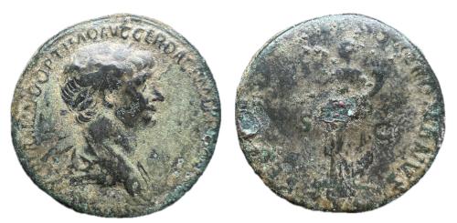 152   -  Trajano. Sestercio. 114-117 d.C. Roma. (RIC-672)