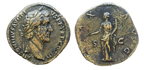 159   -  Antonino Pío. Sestercio. 140-144 d.C. Roma. (Ric-616). (Bmcre-1625).