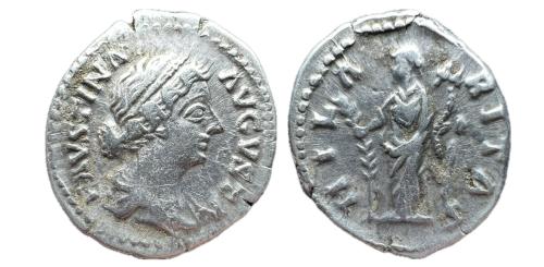 171   -  Faustina Hija. Denario. 147-176 d.C. Roma.