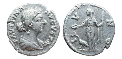 172   -  Faustina Hija. Denario. 161-176 d.C. Roma