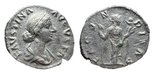 173   -  Faustina Hija. Denario. 161-176 d.C. Roma. (Ric-III 677).