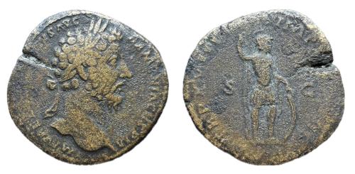 179   -  Marco Aurelio. Sestercio. 164 d.C. Roma. (Spink-5000)
