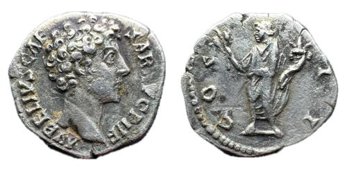 181   -  Marco Aurelio. Denario. 145-147 d.C. Roma. (Ric-III 429a).
