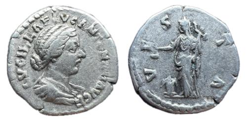182   -  LUCILLA. Denario. 169-182 d.C. (RIC 788).