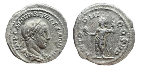 203   -  Alejandro Severo. Denario. Roma 224.  (RIC-44c.)