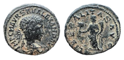 205   -  Severus Alexander. Denario Nimes. 224 d.C. Rome.