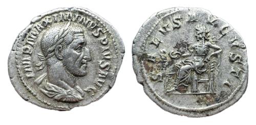 207   -  Maximino I. Denario. 236-238 d.C. Roma. (Ric-IV 21). (Bmcre-173). (Rsc-91)