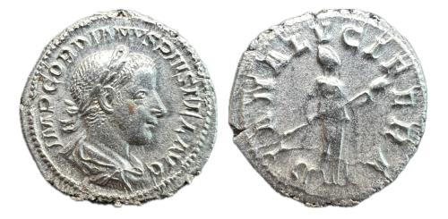 211   -  Gordiano III. Denario. 241 d.C. Roma. (Ric-127). (Rsc-69).