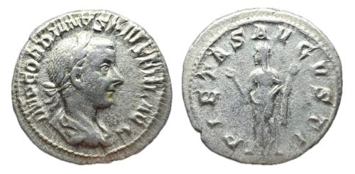 212   -  Gordiano III. Denario. 241 d.C. Roma. (Ric-IV 129).