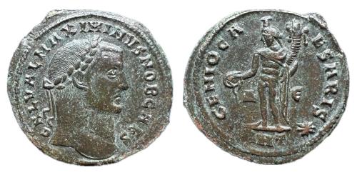239   -  Maximino II. Follis. 308-9 d.C. Cyzicus. (RIC-87a).