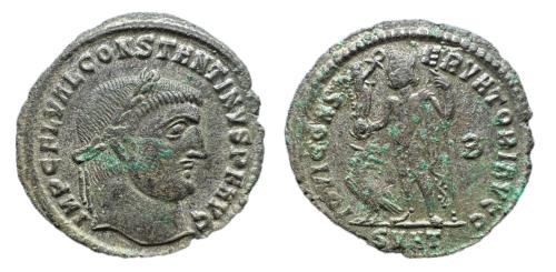 241   -  Constantino I. Follis. 313 d.C. Heraclea. (Ric-75).