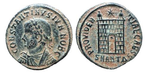 242   -  Constantino I. Follis. 325-326 d.C. Antioquía. (RIC VII 73).