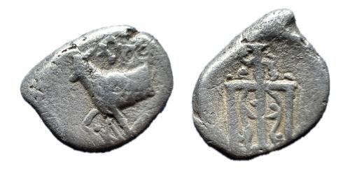 25   -  Tracia. Byzantion. Hemidracma. 387-340 a.C