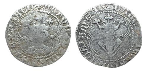 287 - Corona de Aragón. Alfonso V (1416-1458). 1 real. Valencia. (Cru-864.2).