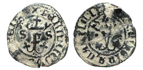 290   -  Fernando e Isabel (1474-1504). Blanca. Sevilla. (Cal-46).