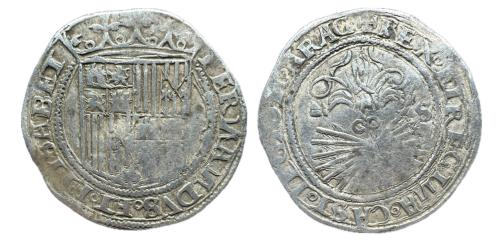 298   -  Fernando e Isabel (1474-1504). 1 real. Sevilla. (Cal 2008-358)