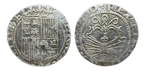 300   -  Fernando e Isabel (1474-1504). 1 real.