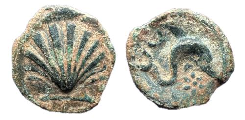 31 - Arse-Saguntum. ¿Sextante?. 170-20 a.C. Sagunto (Valencia). (Abh-2064). (MIB-34/53). (Acip-1979)