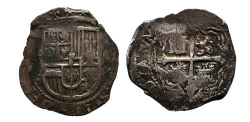 312   -  Felipe II (1556-1598). 8 reales. México. F. (Cal-664 var).