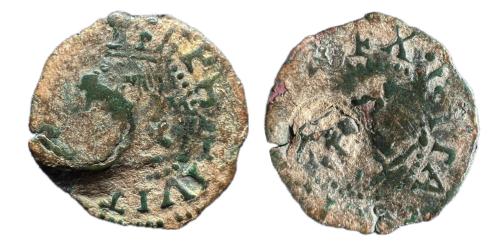 317   -  Felipe II (1556-1598). Dinero. Vic (Barcelona). (Cal 2019-18).