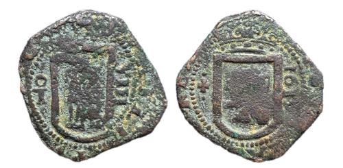 322 - Felipe III (1598-1621). 8 maravedís. 1619. Toledo. (Jarabo-Sanahuja-D301).