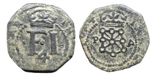 330   -  Felipe III (1598-1621). 4 cornados. 1624. Pamplona.
