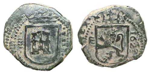 333 - Felipe IV (1621-1665). 8 maravedís. 1622. Valladolid. (Cal-431). (Jarabo-Sanahuja-F334).