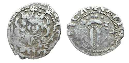 341 - Felipe IV (1621-1665). Dieciocheno. 1624. Valencia. (Francisco Macías Serrano A1)