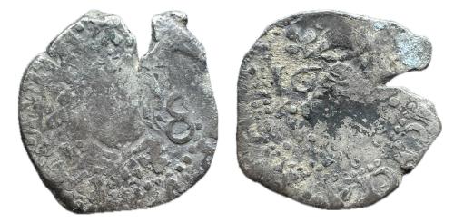 350 - Felipe IV (1621-1665). Dieciocheno. 16¿42?. Valencia. (Francisco Macías Serrano A2a)