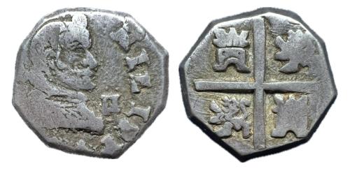 367   -  Felipe IV (1621-1665). 2 reales. 1643. Madrid. (Cal-1643).