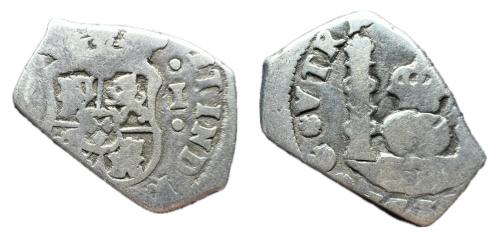 384   -  Felipe V (1700-1746). 1 real. 173¿7?. Guatemala. J. (Cal-358?).