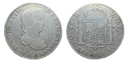 414   -  Fernando VII (1808-1833). 4 reales. 1816. Guatemala. M.